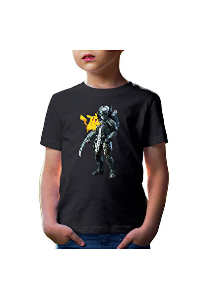 OEM Tricou copii Predator Vs Alien Pikachu Pokemon Mania