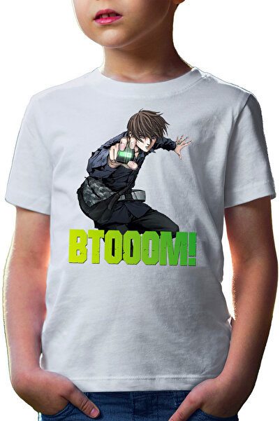 OEM Παιδικό μπλουζάκι Btooom! Sakamoto Ryouta Μαθητής Κόλπο Anime Δράση Gore
