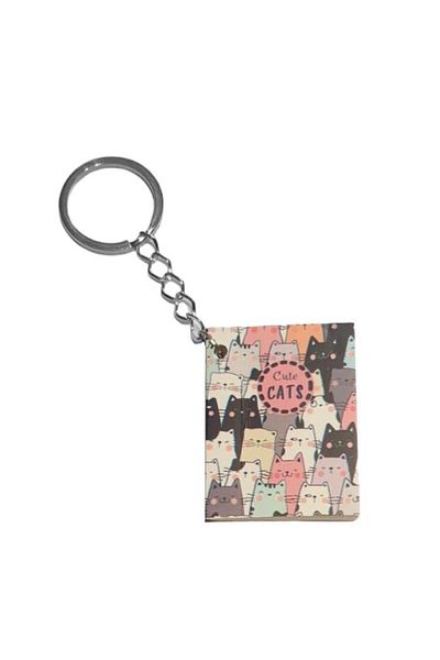 uğurlu dükkan Motto Keychain - Cute Cats