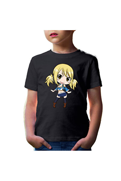 OEM Tricou copii Fairy Tail Lucy Heartfilia Amelia Cartoon