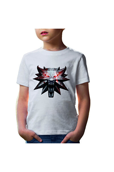 OEM Tricou copii The Witcher Hunter Video Card Game Wolf Shadow