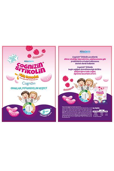 Miraderm Citicolin Cognizin Gummies 64 Gel
