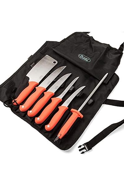 Alrimaya Sakerd Knife Set with Cleaver and Sharpener from Al Rimaya