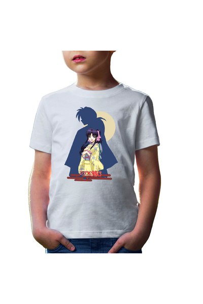 OEM Παιδικό μπλουζάκι Rurouni Kenshin Kaori Anime Kage Moon