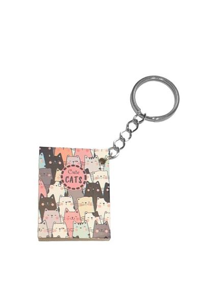 uğurlu dükkan Motto Keychain - Cute Cats