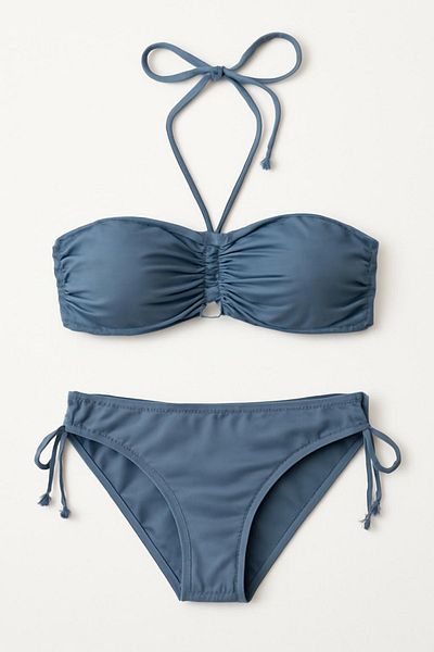 HAKKE Strapless Adjustable Bikini Set