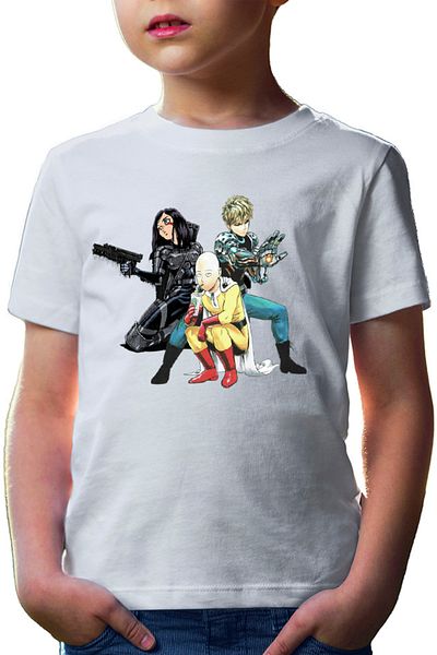 OEM Tricou copii Battle Angel Alita Gally Saitama Genos Trio Fight