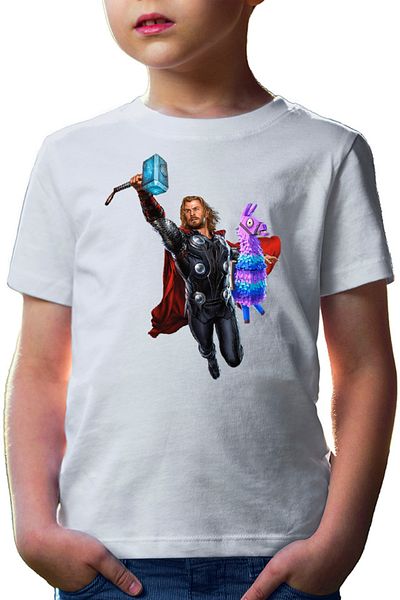 OEM Tricou copii Thor Fortnite Goat Colorful Jump Pet Beloved Favorite Animal