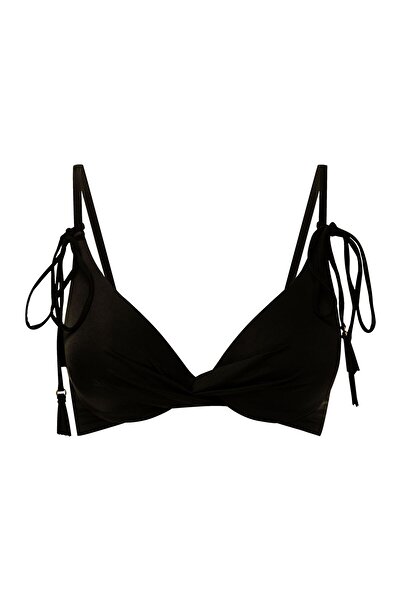 ESOTIQ Push-Up Bikini Top Swim Bra Underwired & Padded with Decorative Ties x Eva Minge | Zibraz