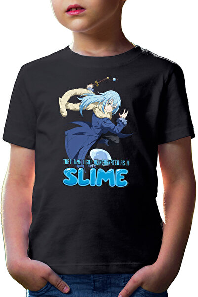 OEM Tricou copii TenSura Slime Isekai Rinmuru OP Overpower Strong