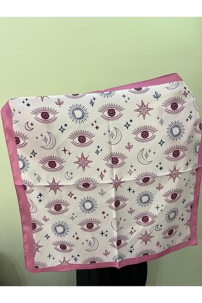 sema aksesuar Μπαντάνα με μοτίβο μάτι με χάντρες Evil Eye - Φουλάρι από ύφασμα ρεγιόν με μοτίβο Sun Moon Star Δώρο