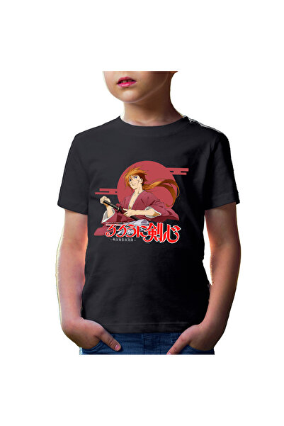 OEM Tricou copii Rurouni Kenshin Japan Sun Samurai Kenji