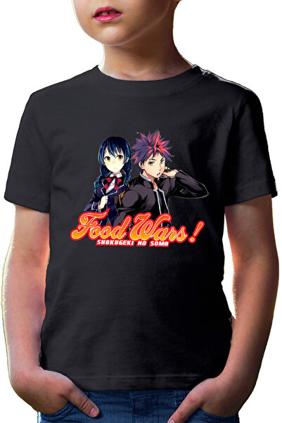 OEM Food Wars Souma Megumi Σχολικός διαγωνισμός Παιδικό T-shirt