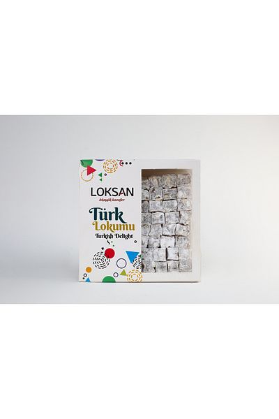 LoKSaN Double Roasted Turkish Delight with Double Pistachio Powder 300Gr