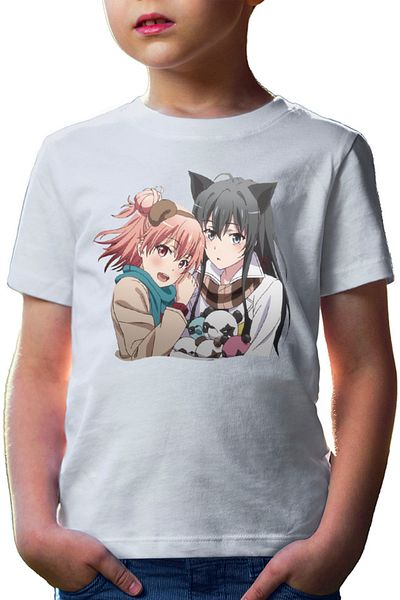 OEM Tricou copii OreGairu School Panda Bear Girls Anime Ponkan
