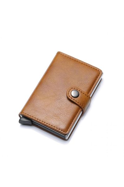 JustZEN JustZEN™ RFID-protected card wallet, super compact, brown