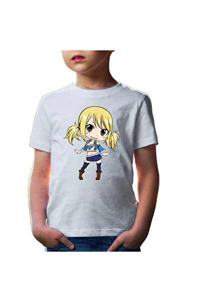 OEM Tricou copii Fairy Tail Lucy Heartfilia Amelia Cartoon
