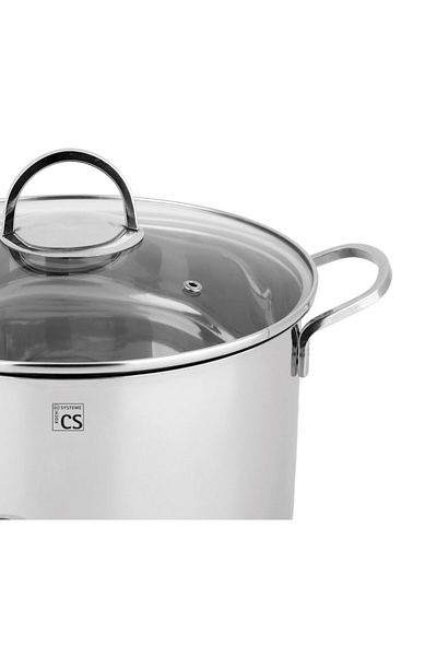 Carl Schmidt Sohn Casserole with lid, stainless steel, 40 cm / 50 l TRIER