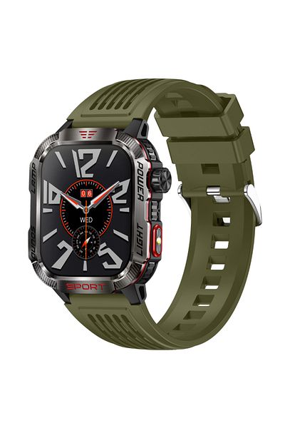 OEM Ceas Smartwatch Sport Unisex TWINKLER TKY-M5, 2.00" IPS TFT, LED, BT 5.3, FitCloudPro, Negru