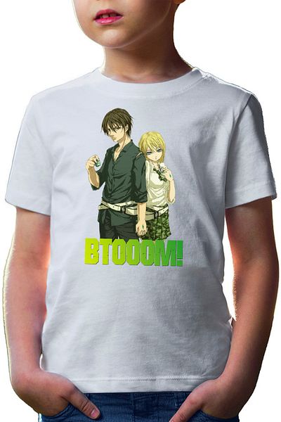 OEM Tricou copii Btooom! Sakamoto Ryouta Himiko Lovers Game Crafting Bombs