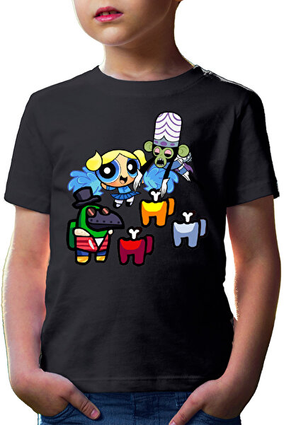 OEM Tricou copii Among Us Impostor Character Wonder Mojo Jojo Bubble