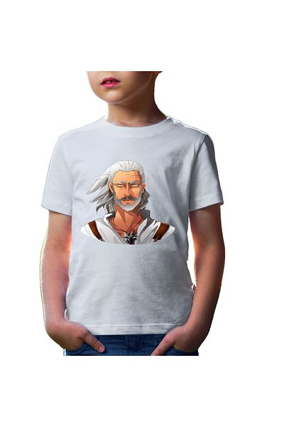 OEM Tricou copii The Witcher Geralt of Rivia Minecraft Tlaucher