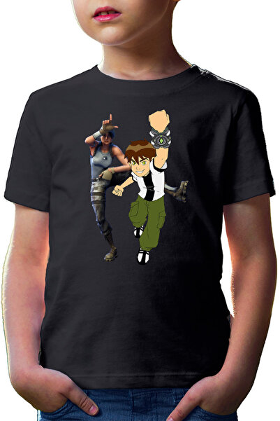 OEM Tricou copii Ben10 Jump Comics Fortnite Game Children Dance Fun