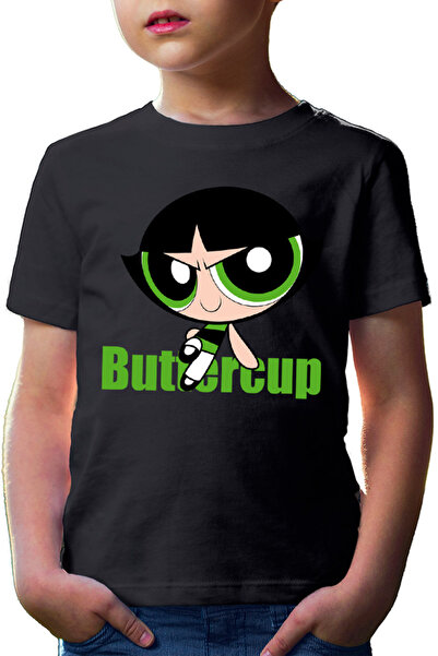 OEM Tricou copii The Powerpuff Girls Buttercup Tomboy Strong