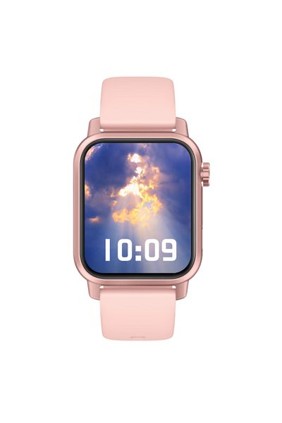 OEM Ceas Smartwatch Unisex COOSTAR CR090, 1.85" IPS HD, BT 5.4, LED, FitCloudPro, Silicon, Rose