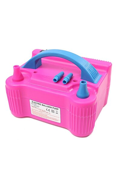 Vivaldi 600W Electric Balloon Pump, Blue-Pink, 2 Nozzles, 2 Modes