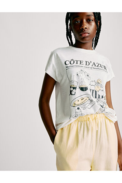 Marks & Spencer Keten Karışımlı Geniş Paça Pantolon (6–16 Yaş)