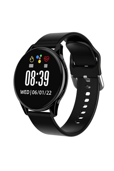 OEM Ceas Smartwatch Unisex COOSTAR T2PRO, 1.28" IPS HD, BT 5.4, FitCloudPro, Silicon, Negru, Sport