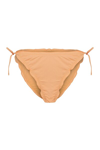 Bloovii Side Tie Bikini Bottom Brief with Delicate Frill Ruffle Low Waist | Hawai