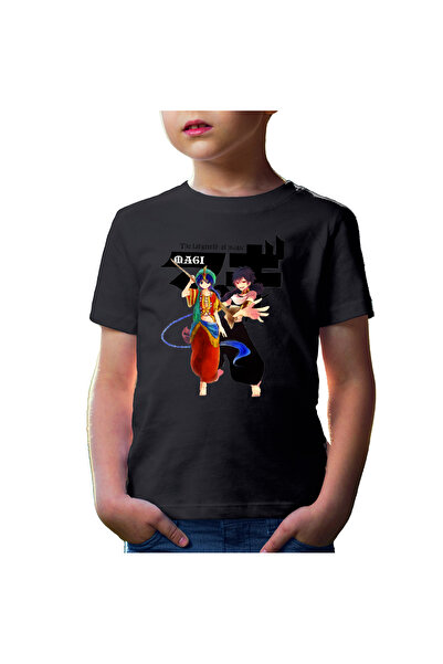 OEM Tricou copii Magi The Labyrinth of Magic Alladin Judar Fight Pose Logo