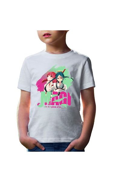 OEM Tricou copii Magi The Labyrinth of Magic Morgiana Hakuryuu Logo Brush