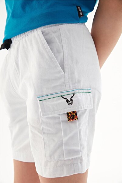 Nebbati Boy White Shorts