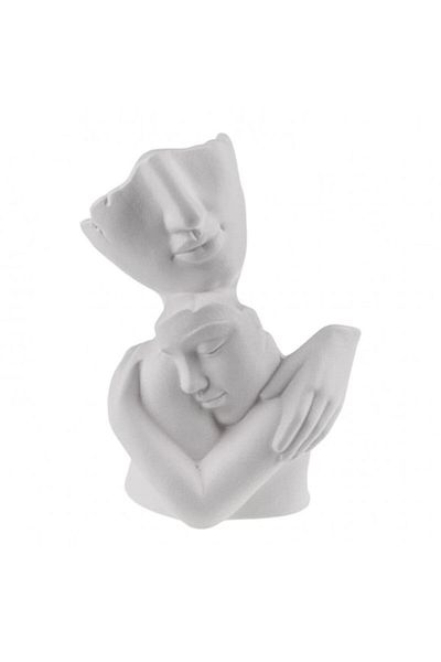 OEM Vază ceramică în formă de bust de femeie cu copil