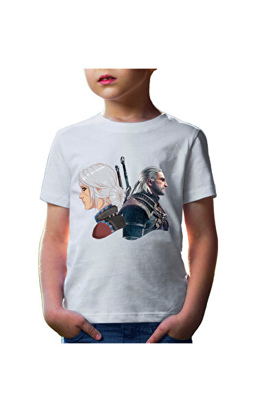 OEM Tricou copii The Witcher Geralt Ciri Xbox Game Nvidia