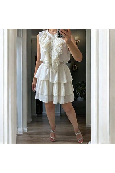 GLAMSI Flowy Cotton Dresses + Belt Included