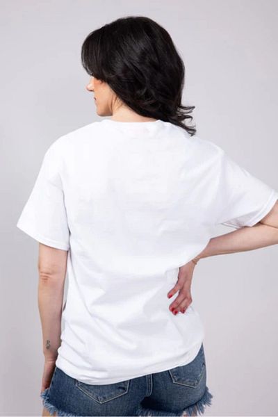 aynewmoda Lemon Fruit Pattern Short Sleeve Round Neck T-Shirt
