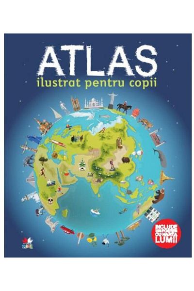 Editura Litera Illustrated atlas for children