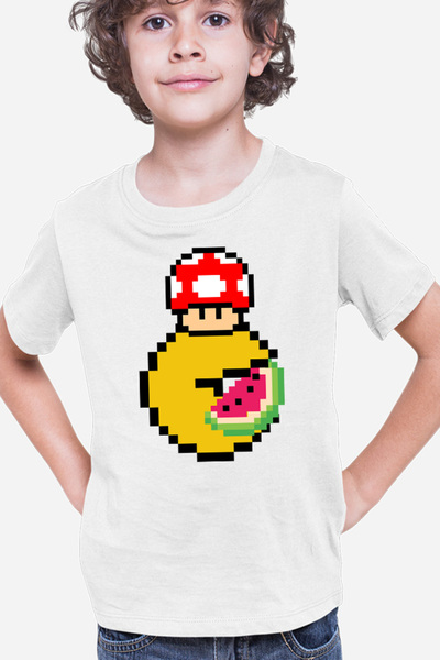 OEM Tricou copii Pac Man Mario Minecraft Watermalon Slice