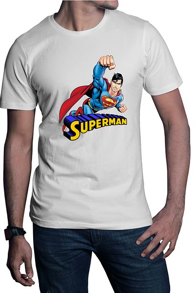 OEM Men's T-shirt Superman Men of Steel Returns Drawing