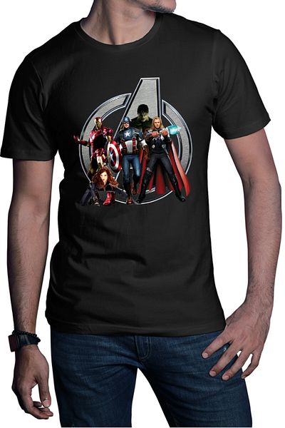 OEM Tricou barbati Thor Avangers Hulk Iron Man Captain America Allience Heroes