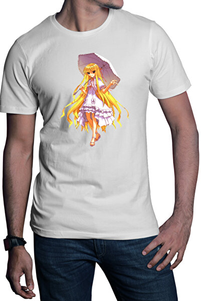 OEM Ανδρικό T-shirt UQ Holder McDowell Χαριτωμένο κορίτσι anime Action Blonde