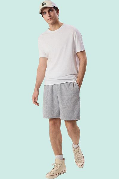 PayBuy Men's Melange Oversize Shorts Wide Cut Comfortable Casual Sports Weekend Summer Indispensable