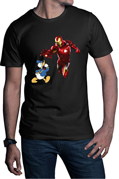 OEM Tricou barbati Ironman Donald Duck Tony Stark Save World