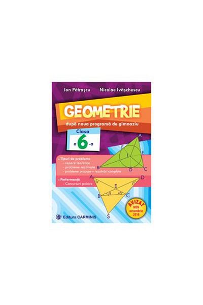Editura Carminis Geometry. According to the new middle school curriculum. Grade 1