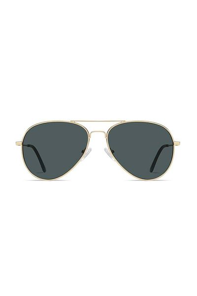 SKYDDAR INNOVATION Men's Sunglasses, Polarized, Skyddar 3025, Gold; Green