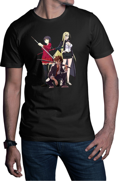 OEM Tricou barbati UQ Holder Touta McDowell Orta Katana Sci-fi Anime School